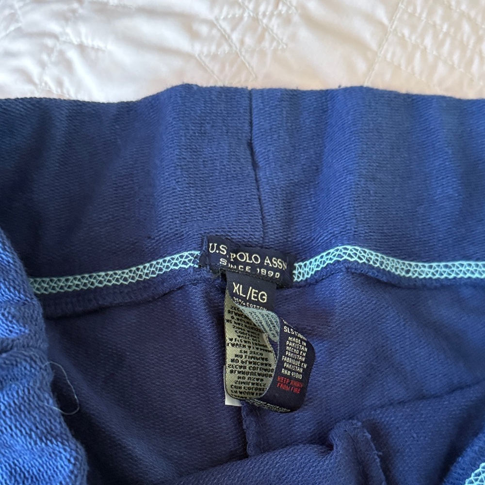 U.S. Polo Assn. Woman’s  Navy and Teal Jogger Pants and t shirt bundle - Picture 8 of 10